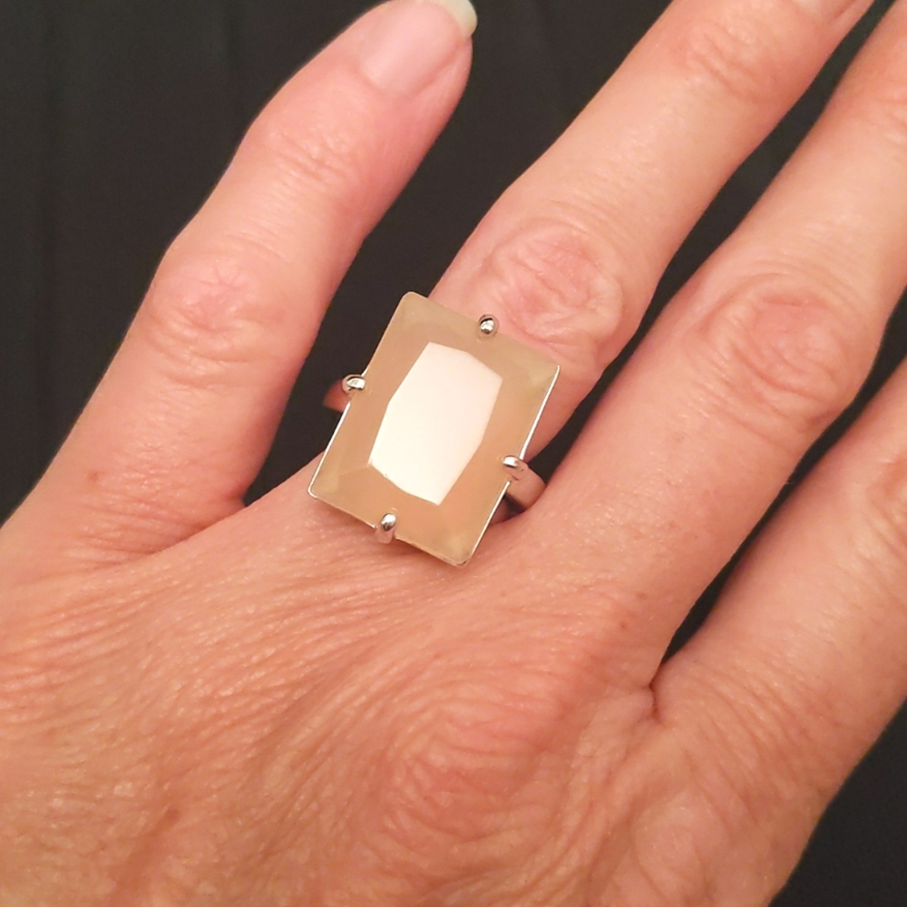 Kate Spade New York topaz and silver ring